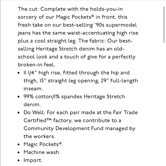 Madewell Classic Straight Jeans size 27 - Picture 10 of 13